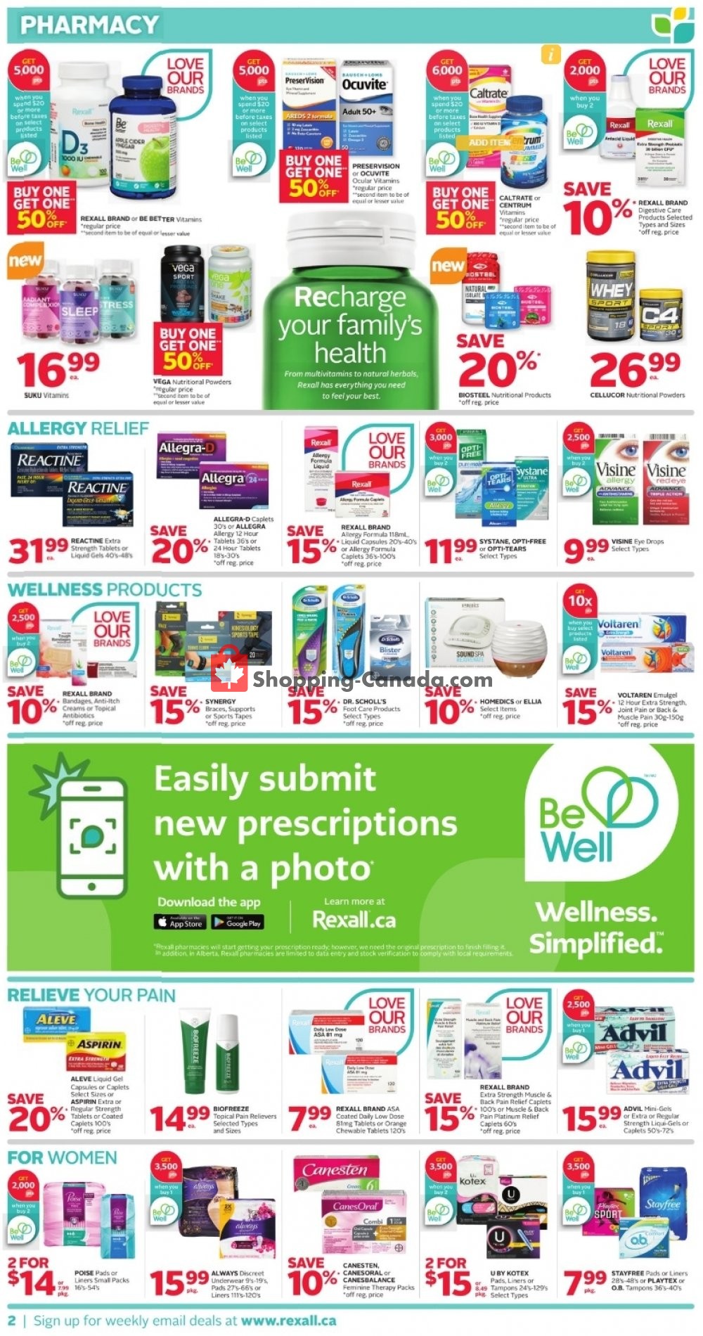 Rexall Drug Store flyer from Friday July 3, 2020 to Thursday July 9, 2020 - page 4
