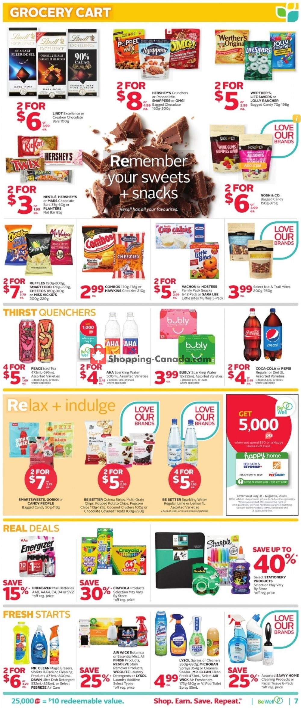 Rexall Drug Store flyer from Friday July 31, 2020 to Thursday August 6, 2020 - page 8