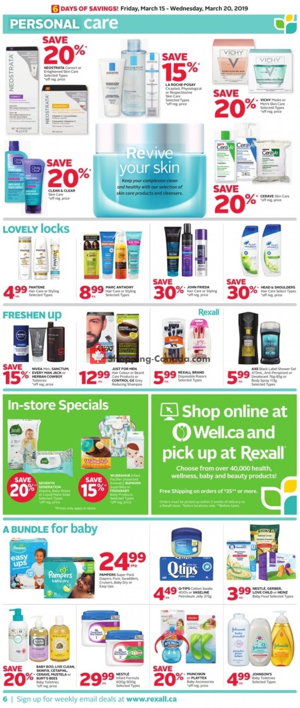 Rexall Drug Store flyer from Friday March 15, 2019 to Wednesday March 20, 2019 - page 11