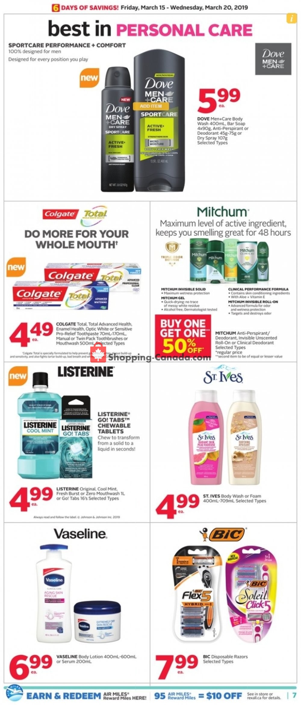 Rexall Drug Store flyer from Friday March 15, 2019 to Wednesday March 20, 2019 - page 12