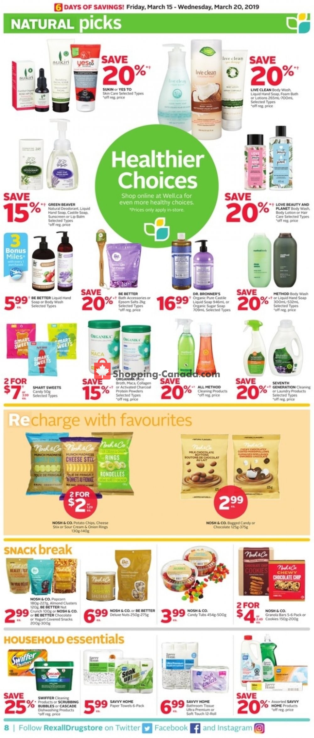 Rexall Drug Store flyer from Friday March 15, 2019 to Wednesday March 20, 2019 - page 13