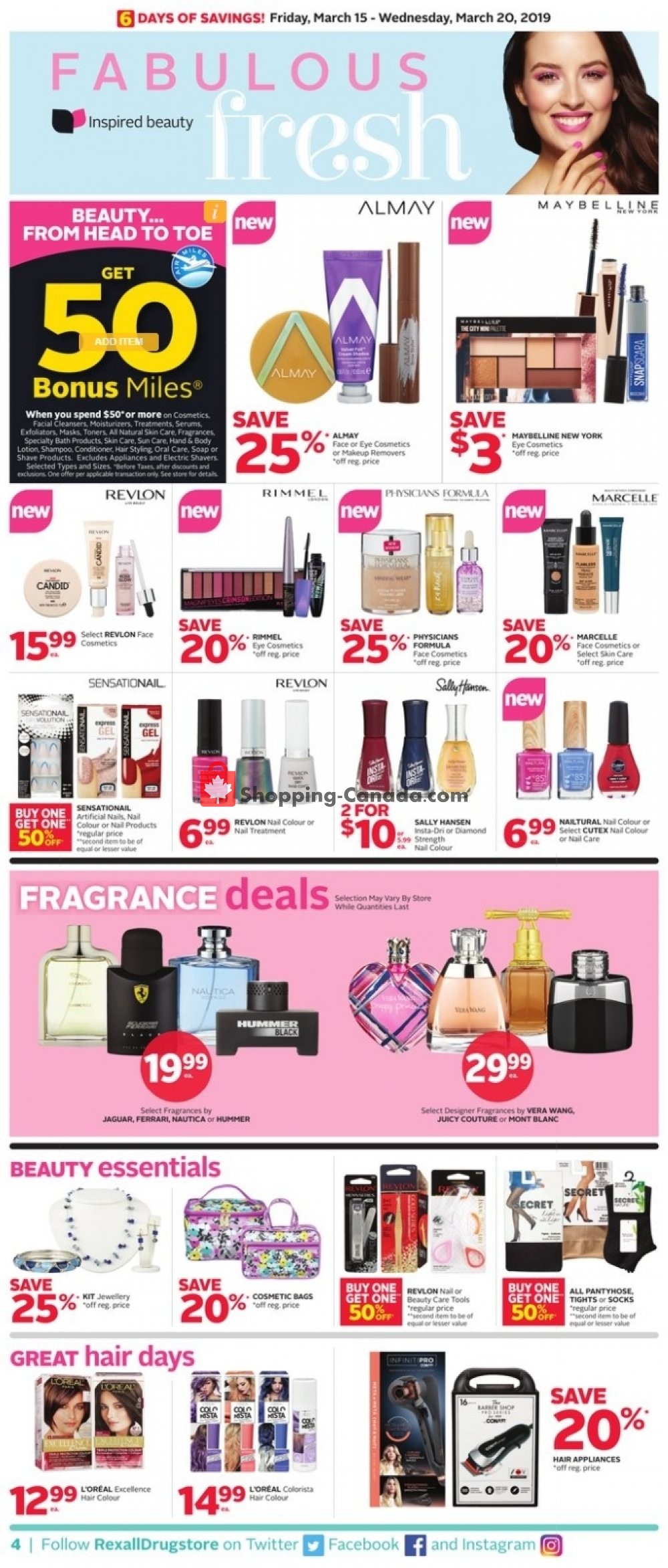 Rexall Drug Store flyer from Friday March 15, 2019 to Wednesday March 20, 2019 - page 8