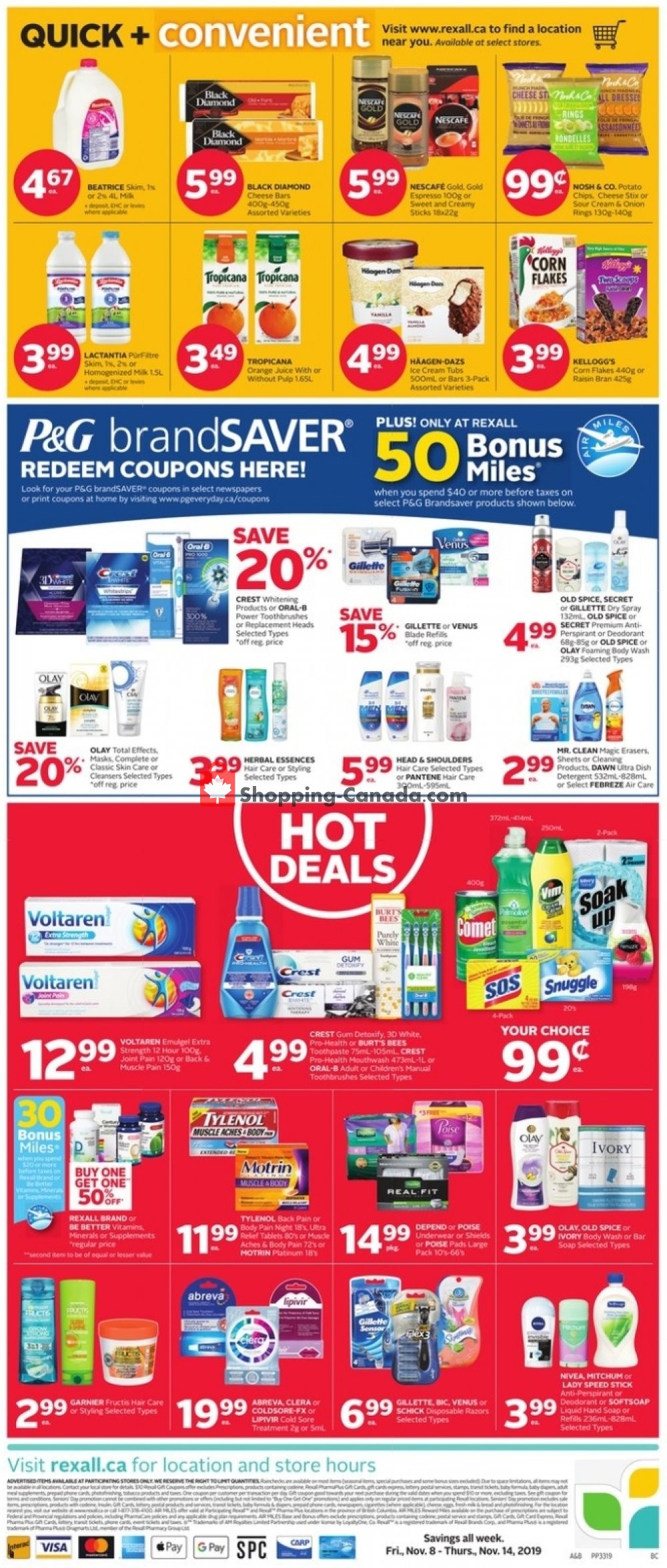 Rexall Drug Store flyer from Friday November 8, 2019 to Thursday November 14, 2019 - page 2