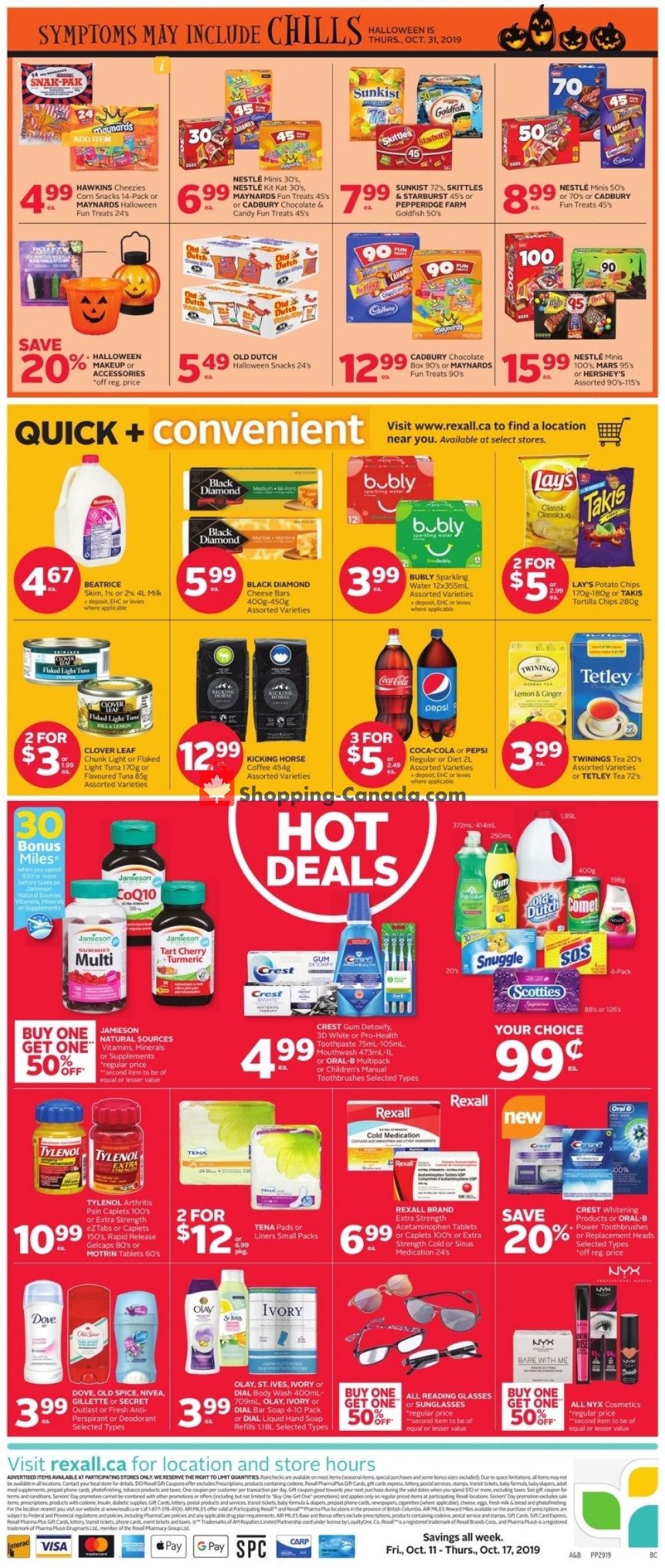 Rexall Drug Store flyer from Friday October 11, 2019 to Thursday October 17, 2019 - page 2