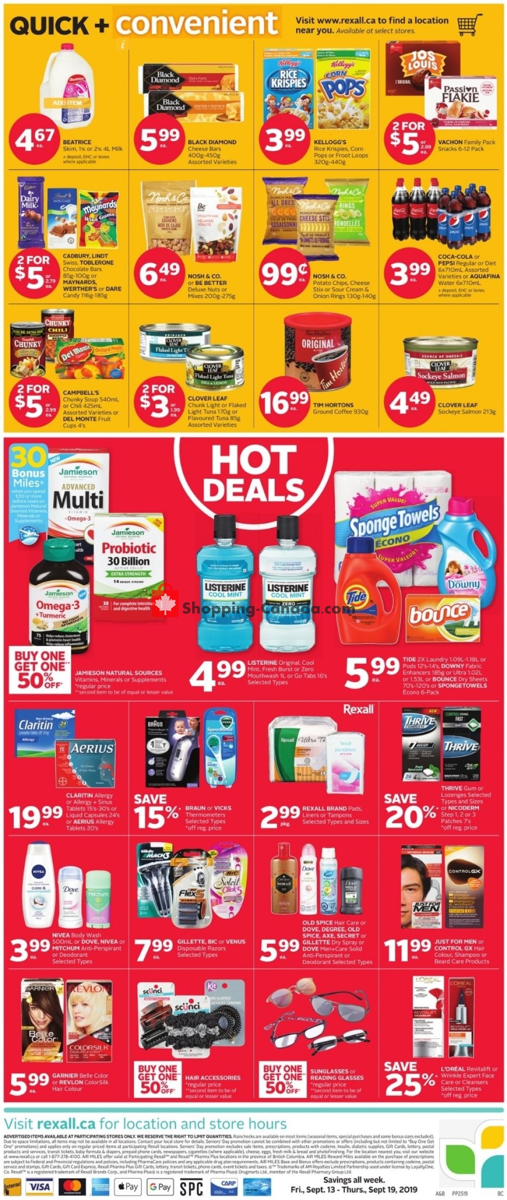 Rexall Drug Store flyer from Friday September 13, 2019 to Thursday September 19, 2019 - page 2