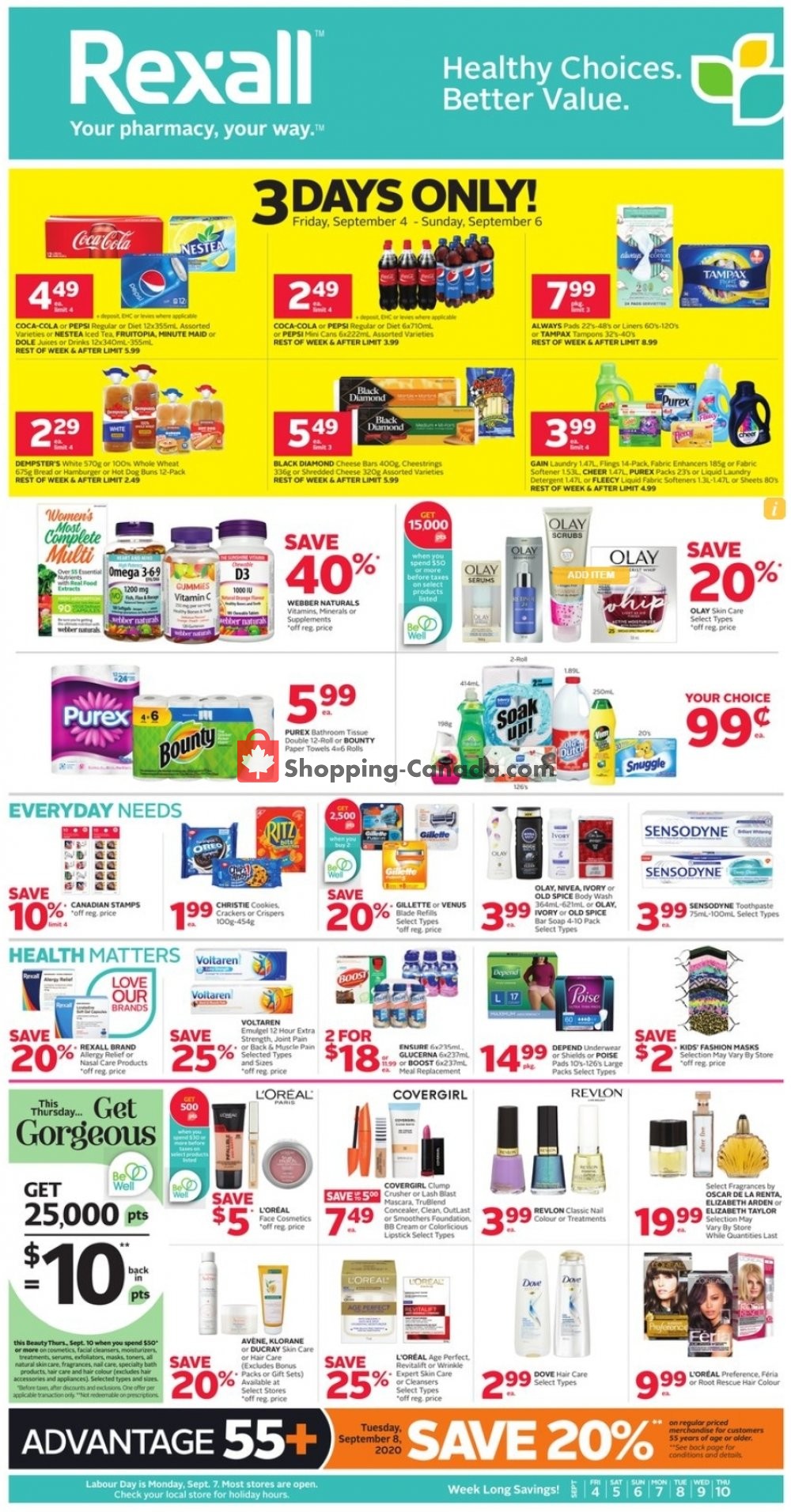Rexall Drug Store flyer from Friday September 4, 2020 to Thursday September 10, 2020 - page 4