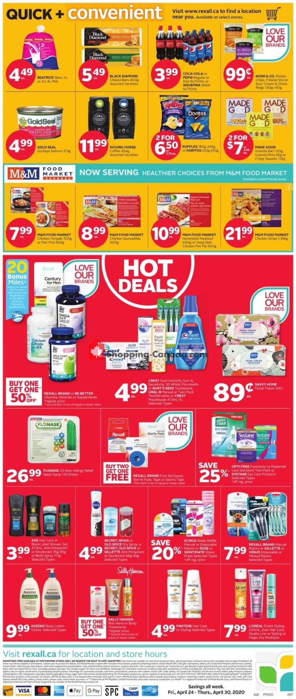 Rexall Drug Store flyer from Friday April 24, 2020 to Thursday April 30, 2020 - page 2