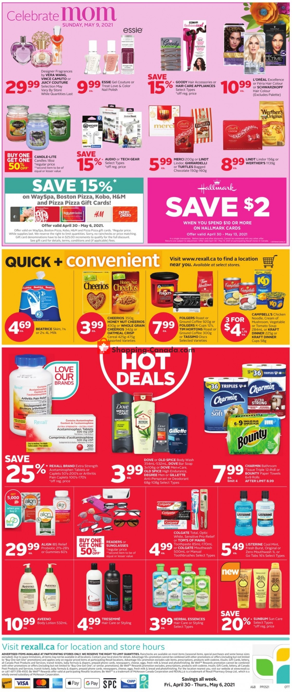 Rexall Drug Store flyer from Friday April 30, 2021 to Thursday May 6, 2021 - page 2