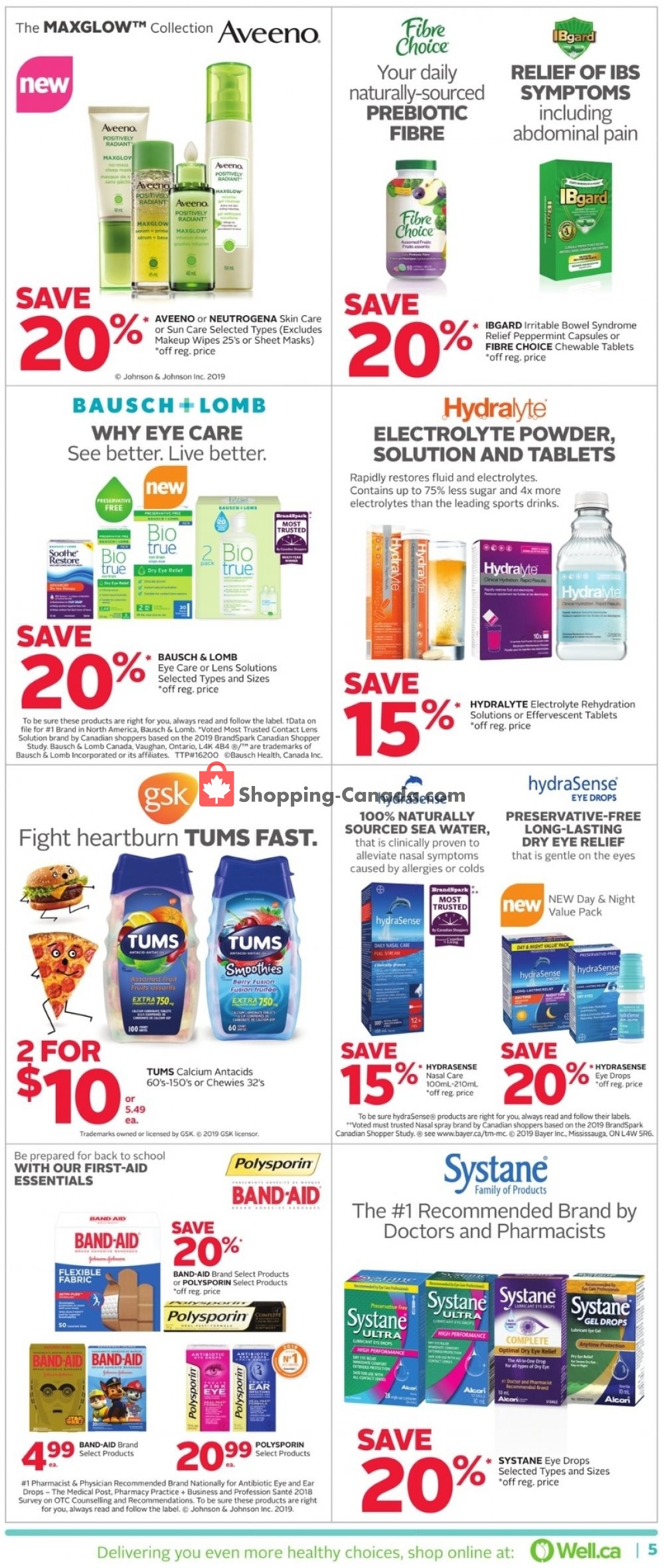 Rexall Drug Store flyer from Friday August 9, 2019 to Thursday August 15, 2019 - page 6