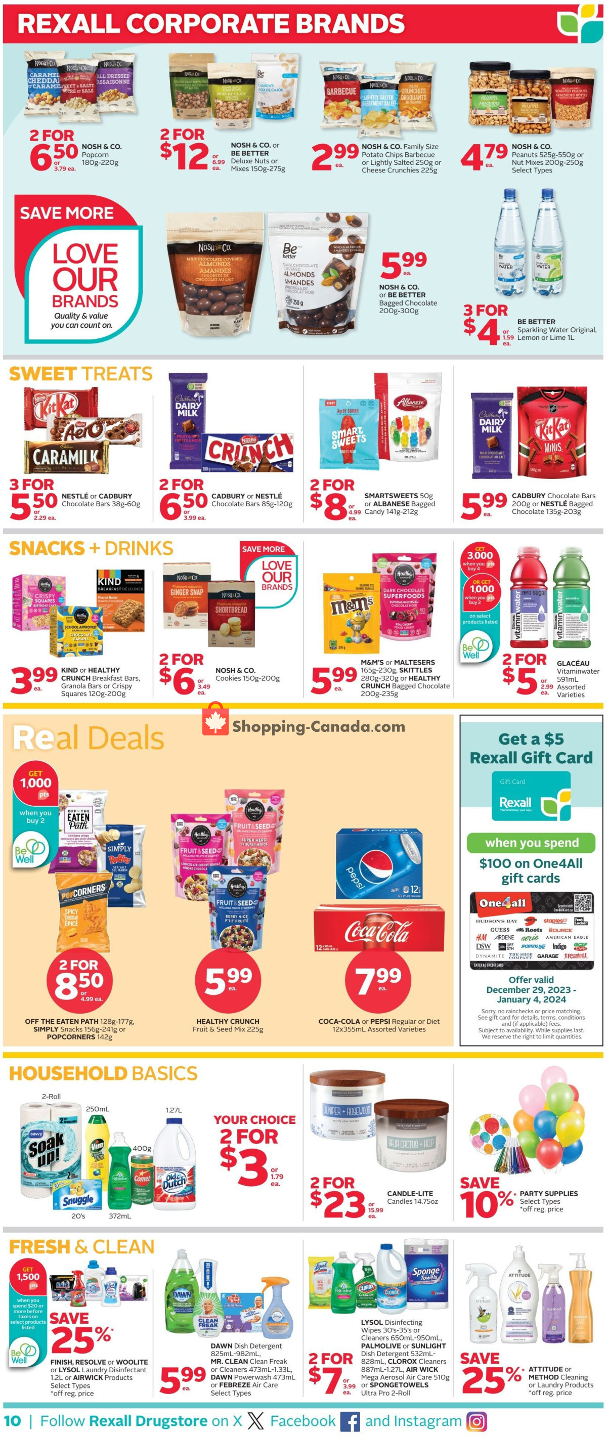Rexall Drug Store flyer from Friday December 29, 2023 to Thursday January 4, 2024 - page 13