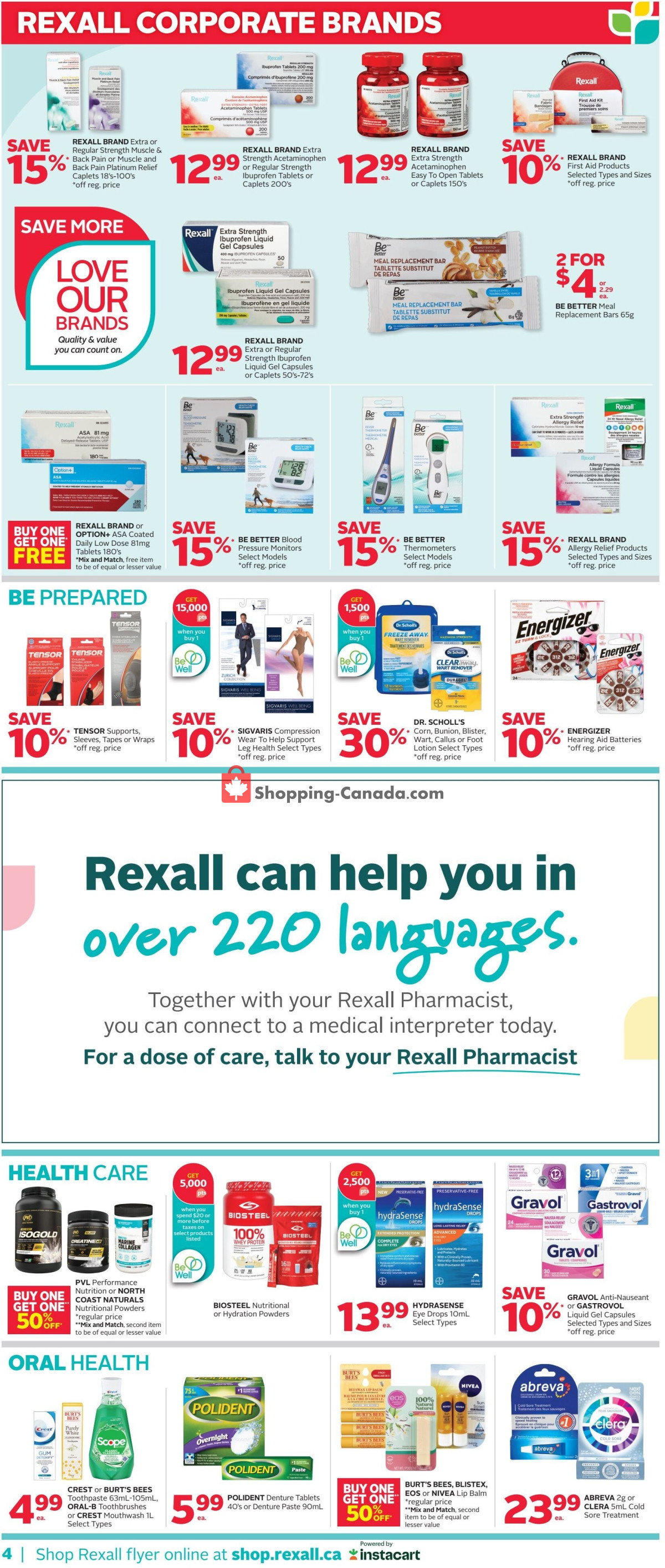 Rexall Drug Store flyer from Friday December 29, 2023 to Thursday January 4, 2024 - page 7
