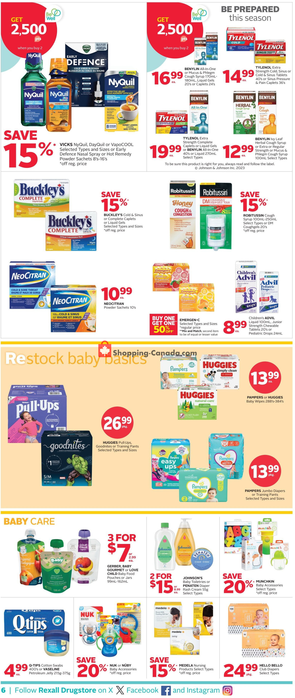 Rexall Drug Store flyer from Friday December 29, 2023 to Thursday January 4, 2024 - page 9