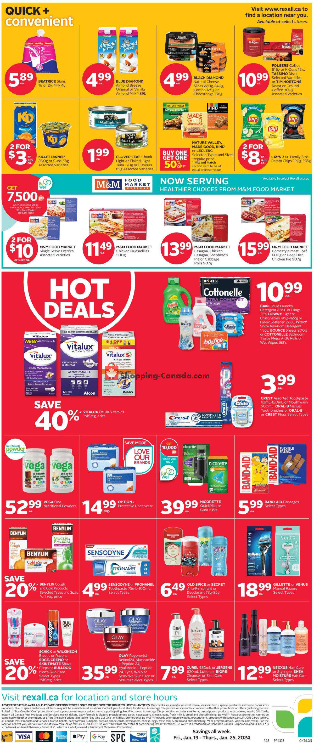 Rexall Drug Store flyer from Friday January 19, 2024 to Thursday January 25, 2024 - page 2
