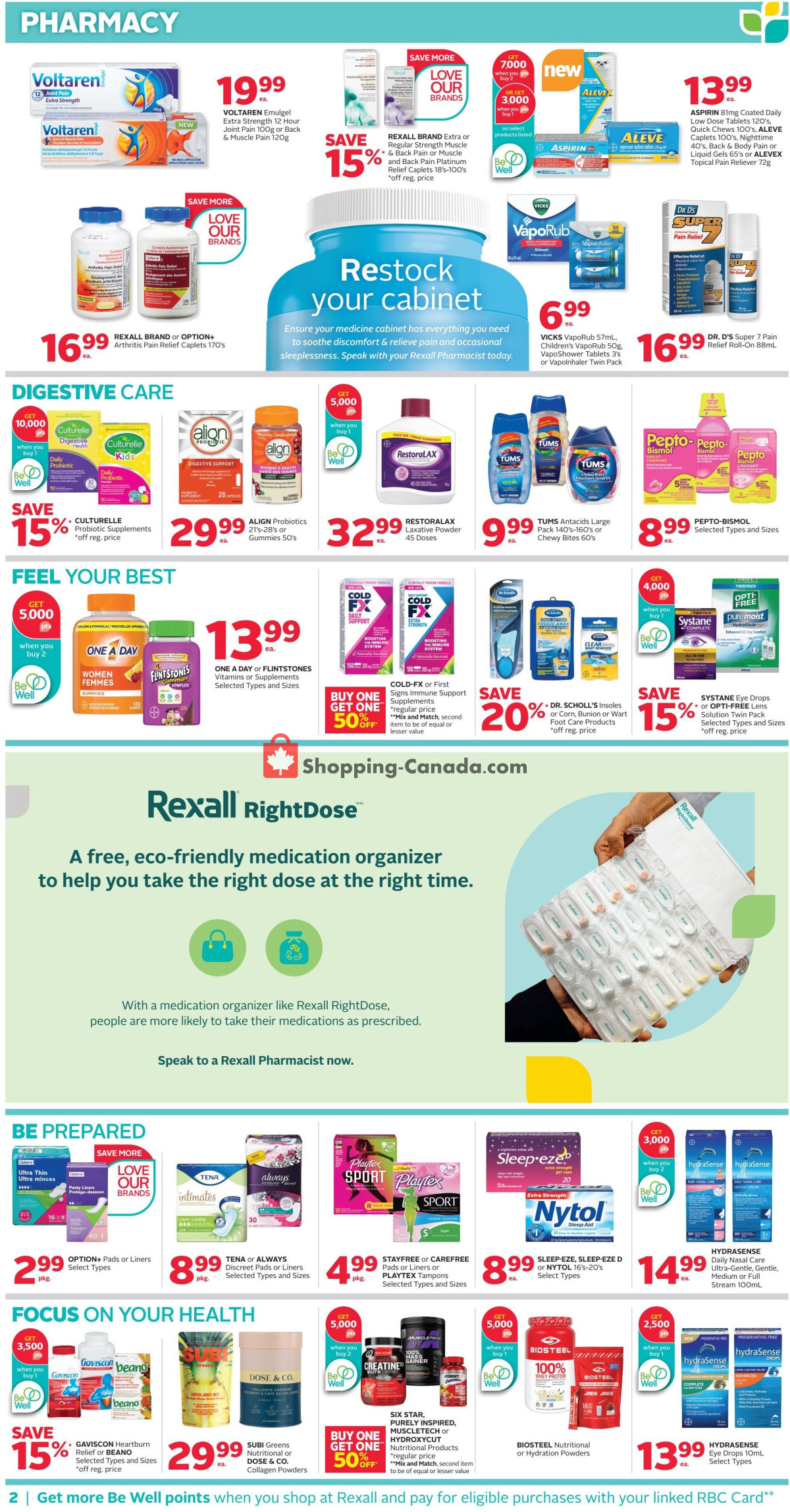 Rexall Drug Store flyer from Friday January 19, 2024 to Thursday January 25, 2024 - page 4