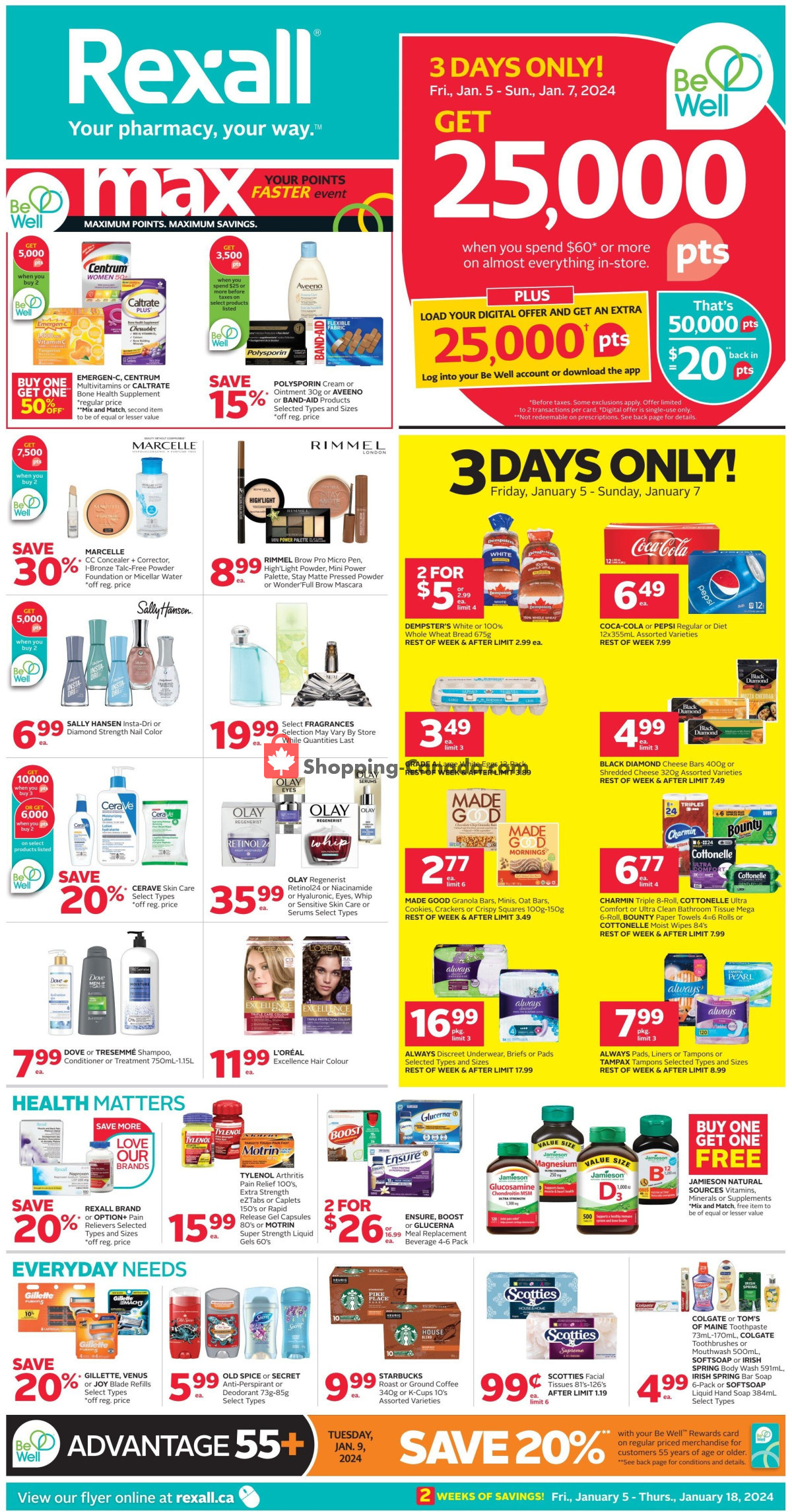 Rexall Drug Store flyer from Friday January 5, 2024 to Thursday January 18, 2024 - page 2