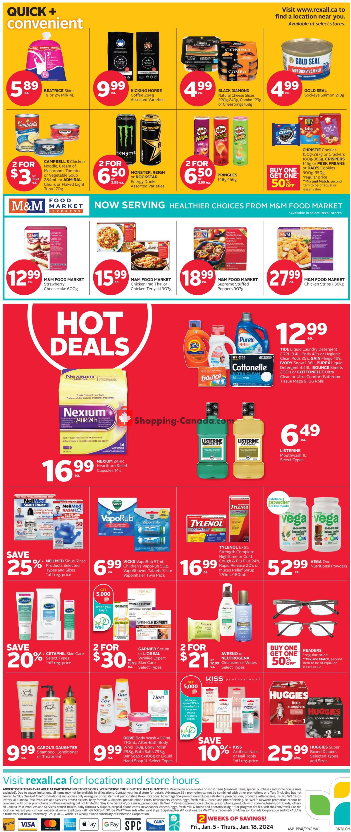 Rexall Drug Store flyer from Friday January 5, 2024 to Thursday January 18, 2024 - page 3