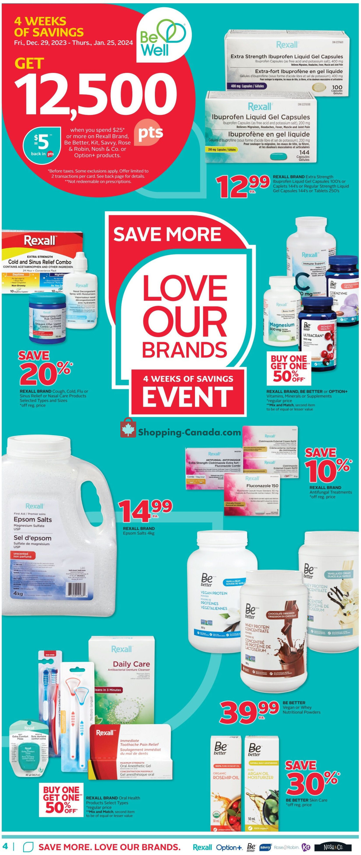Rexall Drug Store flyer from Friday January 5, 2024 to Thursday January 18, 2024 - page 6