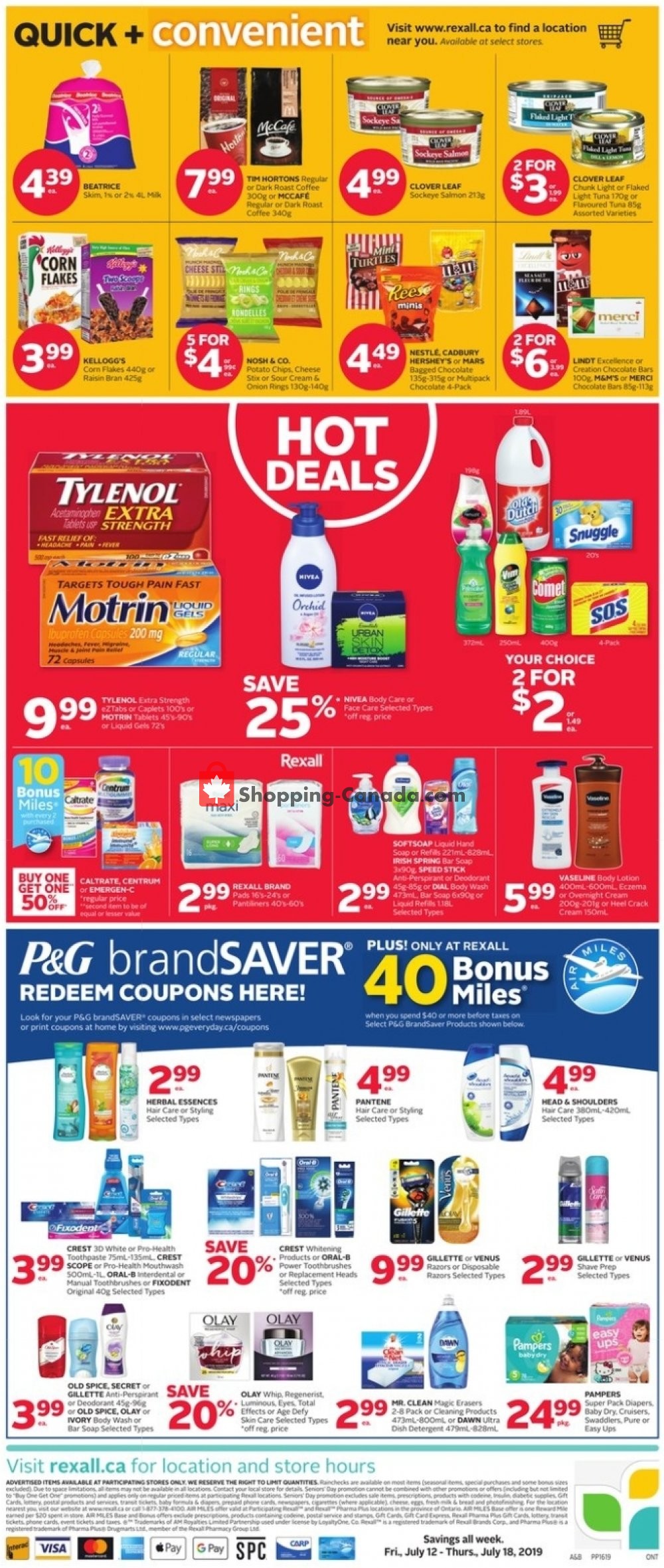 Rexall Drug Store flyer from Friday July 12, 2019 to Thursday July 18, 2019 - page 2