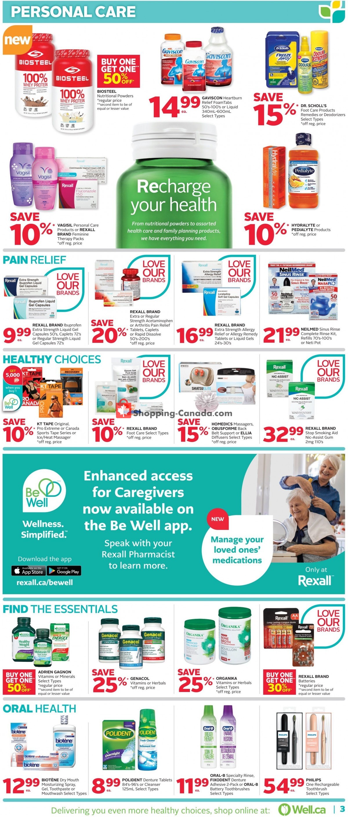 Rexall Drug Store flyer from Friday July 16, 2021 to Thursday July 22, 2021 - page 6