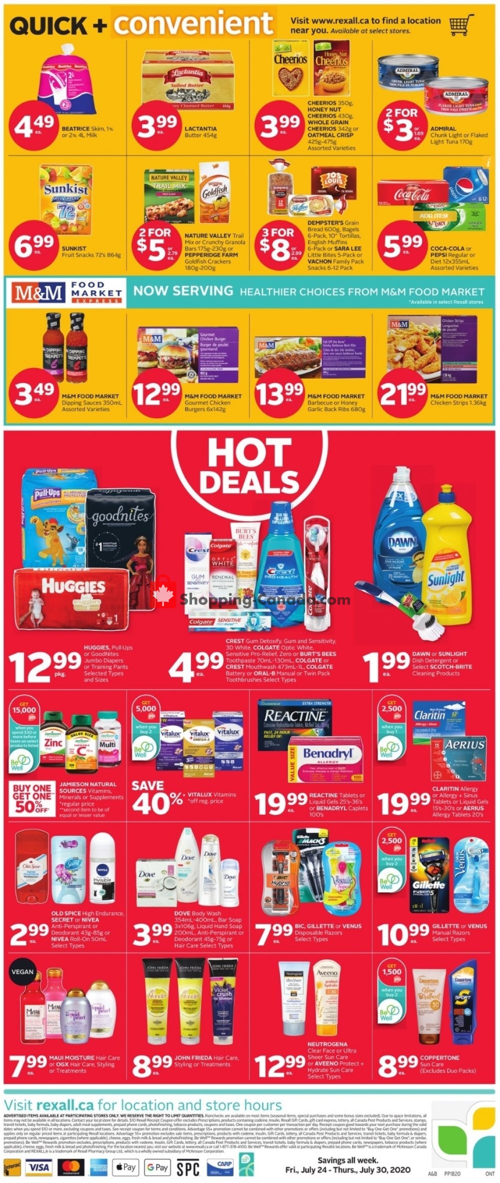 Rexall Drug Store flyer from Friday July 24, 2020 to Thursday July 30, 2020 - page 2
