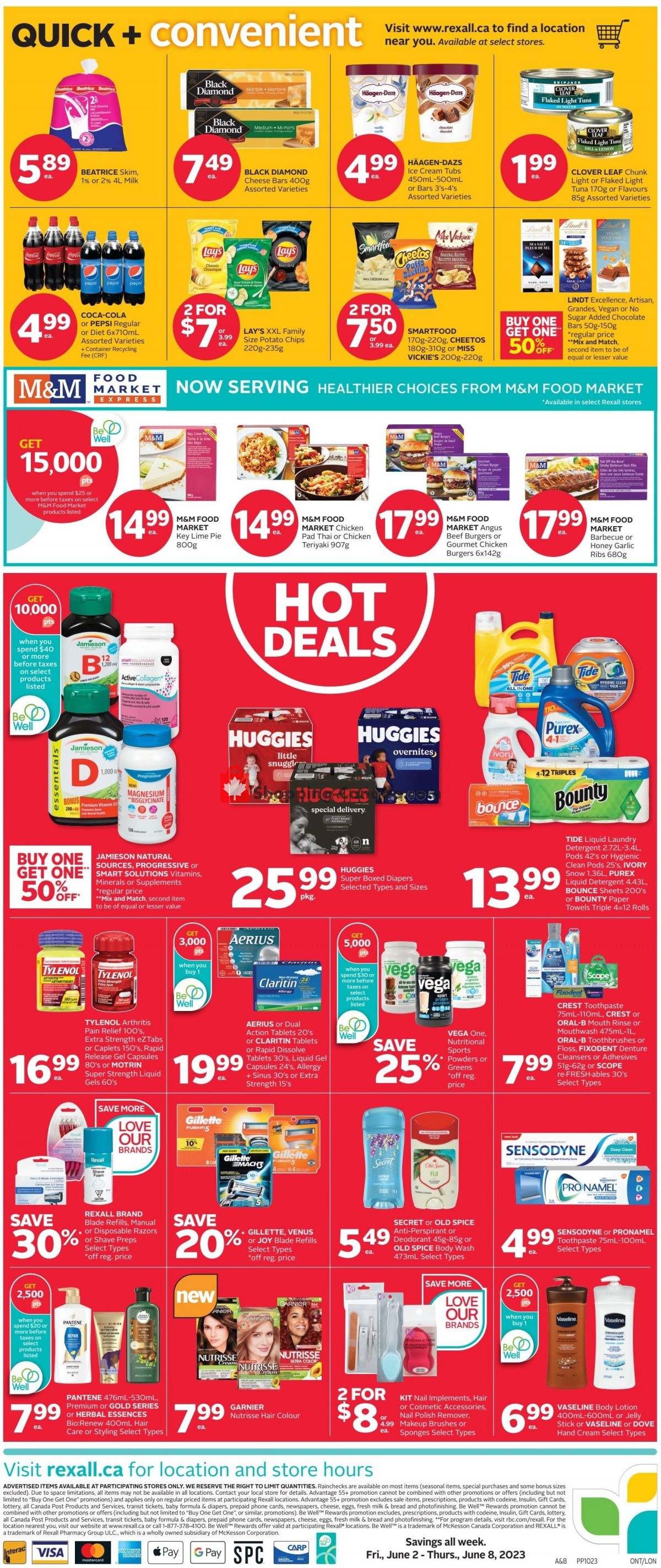 Rexall Drug Store Canada, flyer (Special Offer ON) June 2 June 8, 2023 Shopping Canada