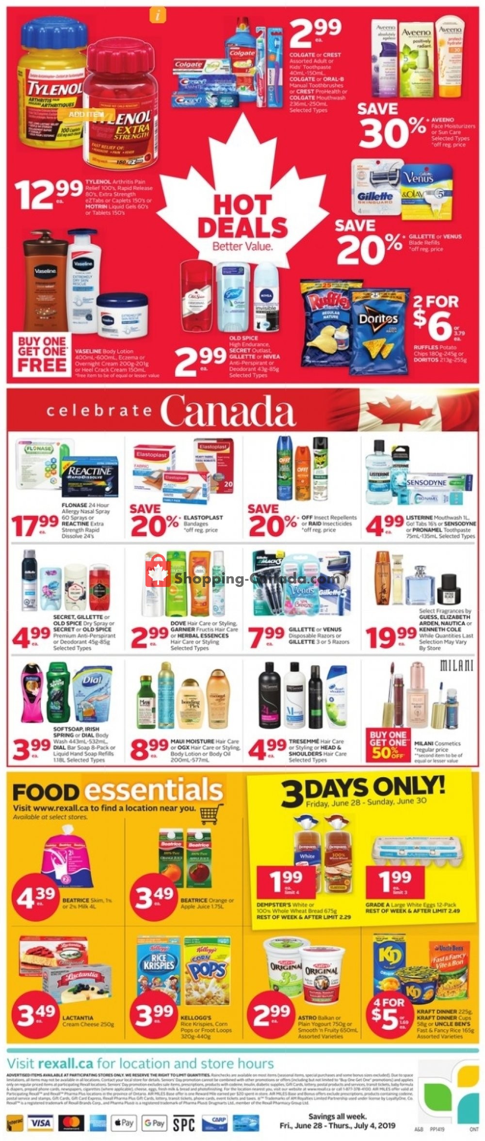 Rexall Drug Store flyer from Friday June 28, 2019 to Thursday July 4, 2019 - page 2