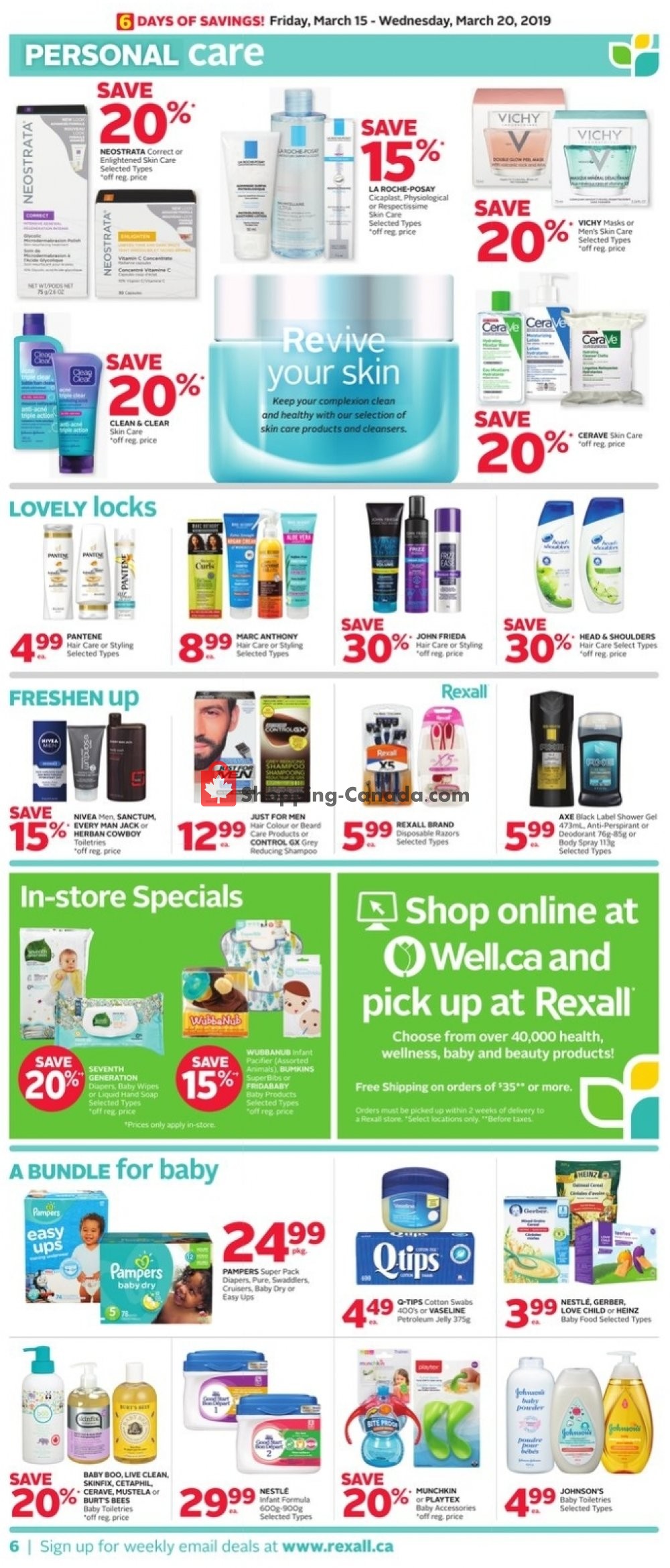 Rexall Drug Store flyer from Friday March 15, 2019 to Wednesday March 20, 2019 - page 11