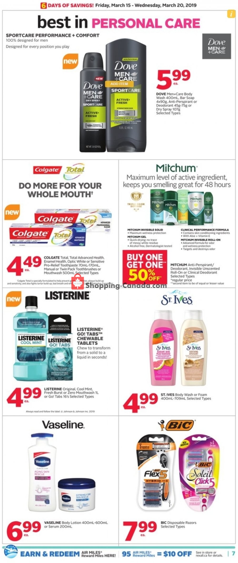 Rexall Drug Store flyer from Friday March 15, 2019 to Wednesday March 20, 2019 - page 12