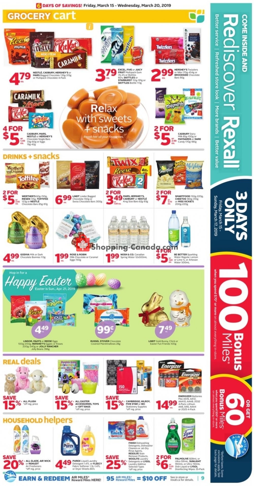 Rexall Drug Store flyer from Friday March 15, 2019 to Wednesday March 20, 2019 - page 14