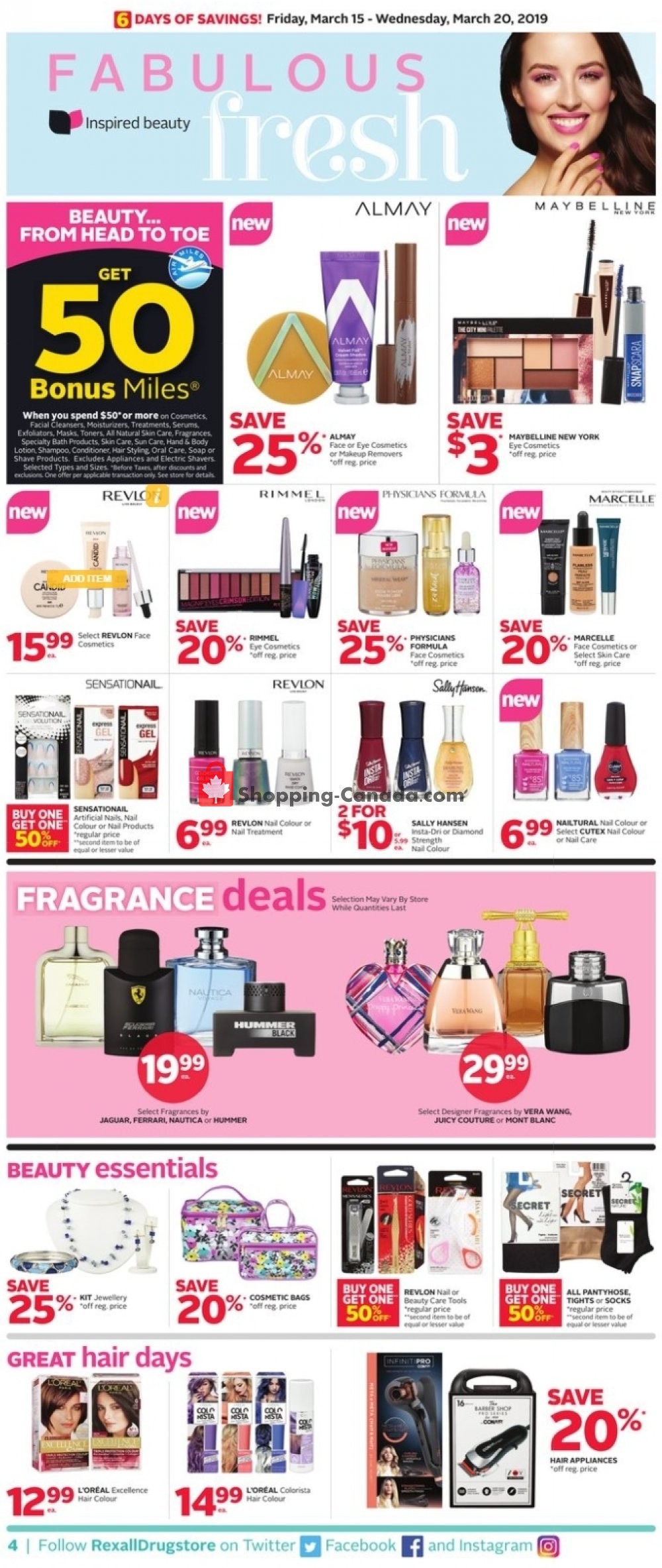 Rexall Drug Store flyer from Friday March 15, 2019 to Wednesday March 20, 2019 - page 8