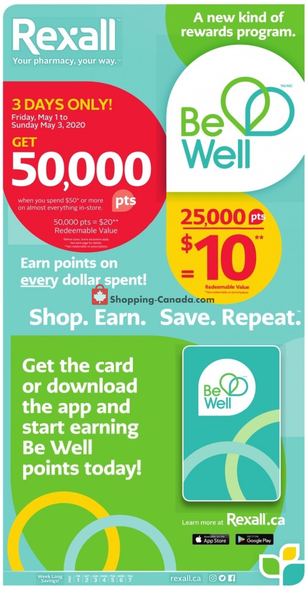 Rexall Drug Store flyer from Friday May 1, 2020 to Thursday May 7, 2020 - page 2