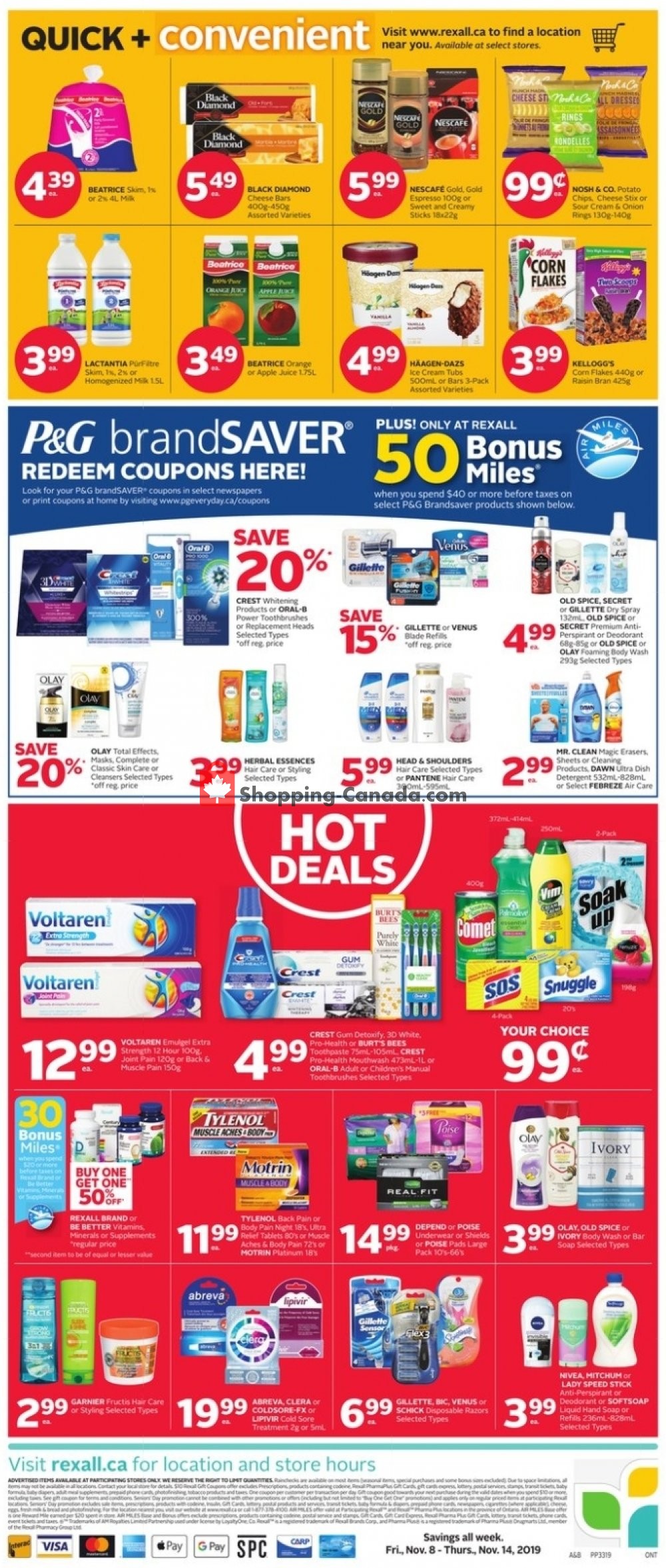 Rexall Drug Store flyer from Friday November 8, 2019 to Thursday November 14, 2019 - page 2