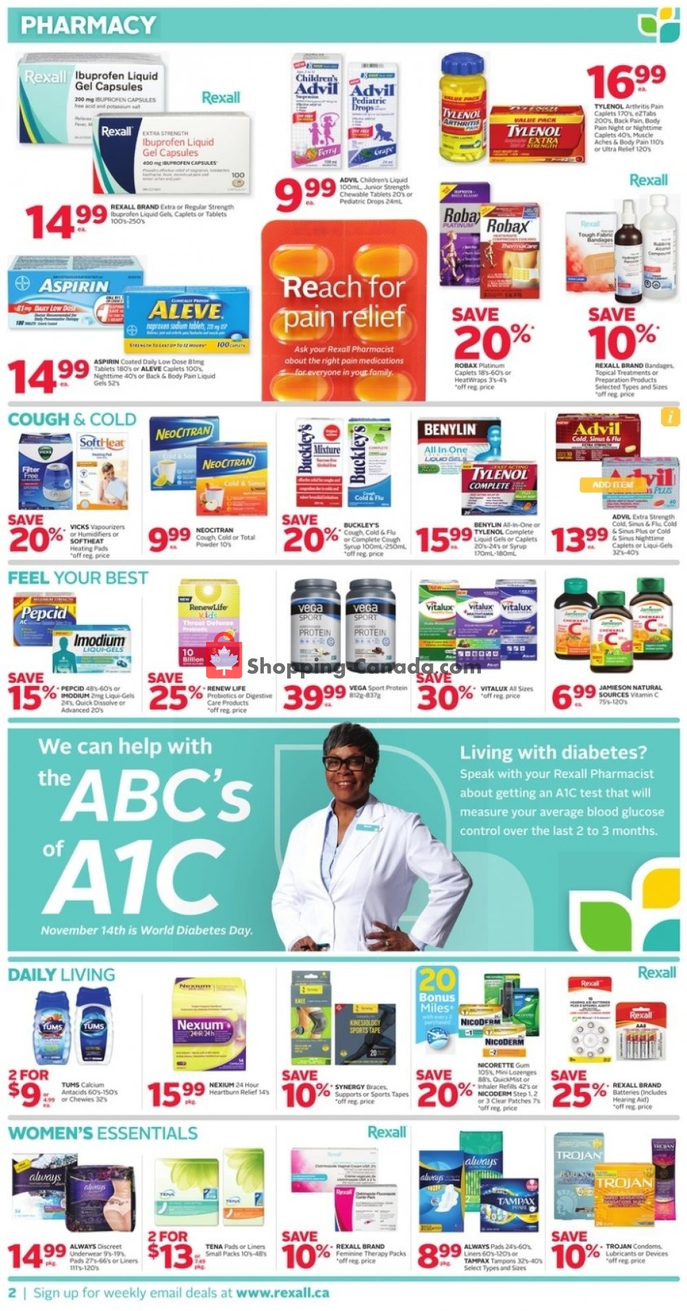 Rexall Drug Store flyer from Friday November 8, 2019 to Thursday November 14, 2019 - page 3