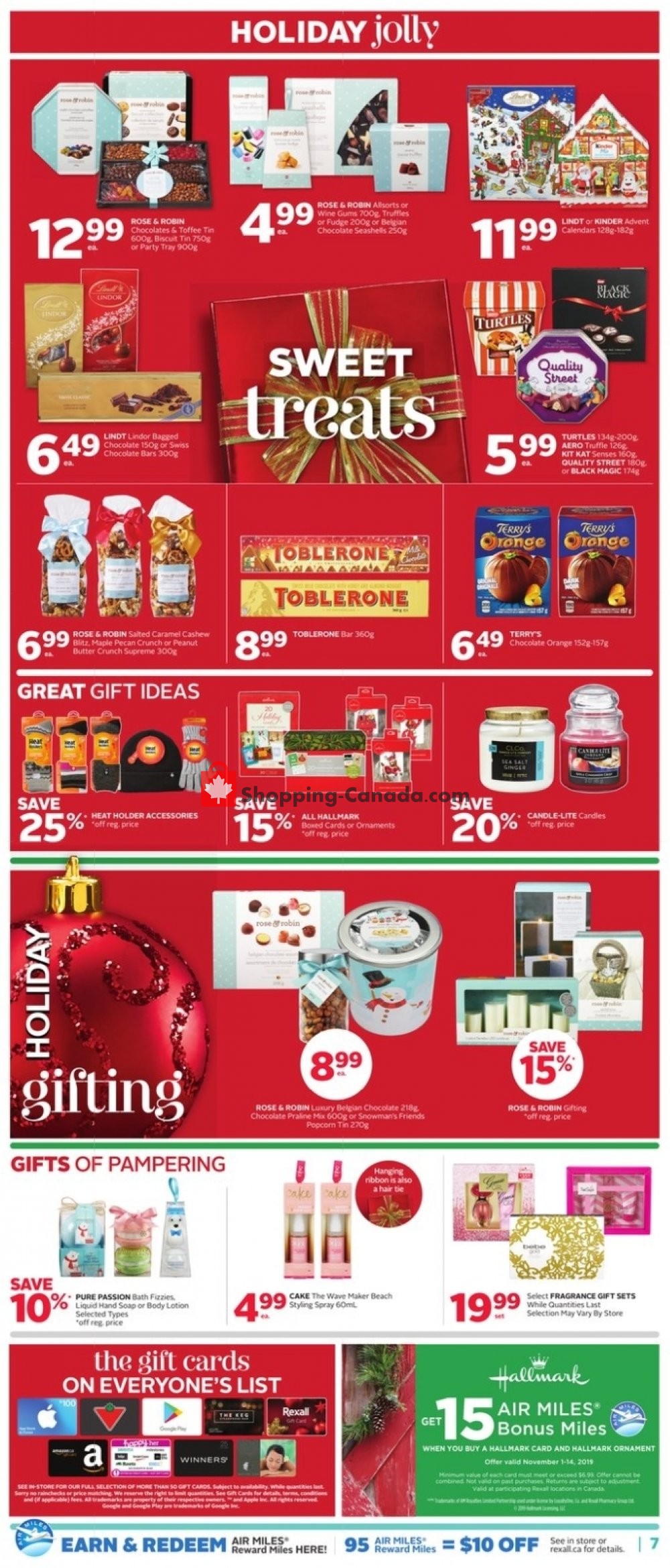 Rexall Drug Store flyer from Friday November 8, 2019 to Thursday November 14, 2019 - page 8