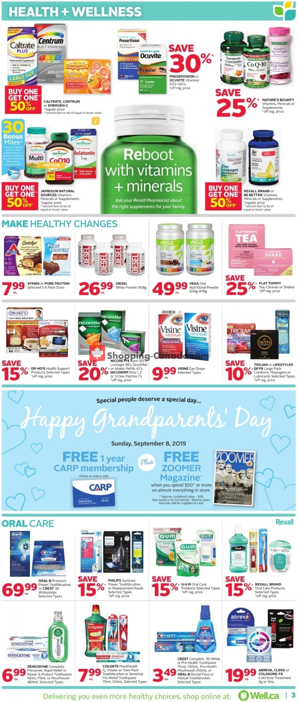 Rexall Drug Store flyer from Friday September 6, 2019 to Thursday September 12, 2019 - page 4
