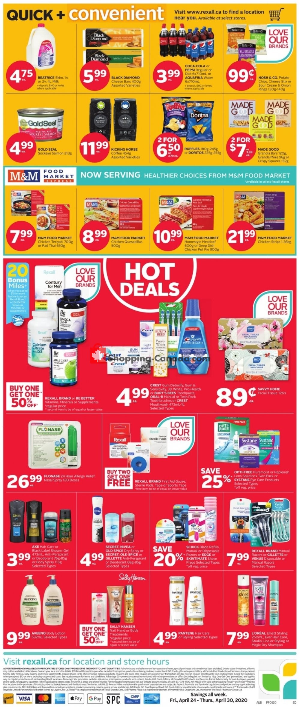 Rexall Drug Store flyer from Friday April 24, 2020 to Thursday April 30, 2020 - page 2