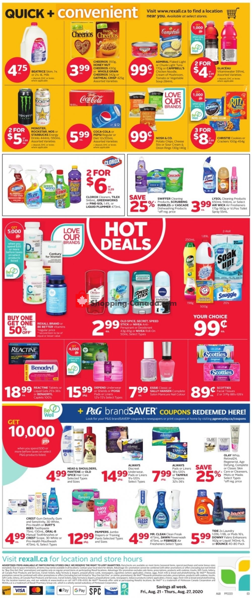 Rexall Drug Store flyer from Friday August 21, 2020 to Thursday August 27, 2020 - page 2