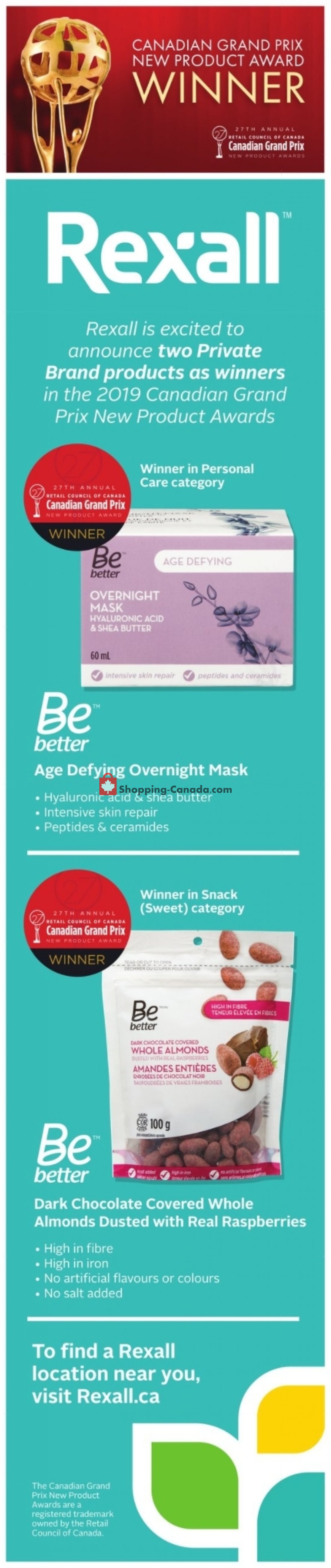 Rexall Drug Store flyer from Friday August 21, 2020 to Thursday August 27, 2020 - page 9