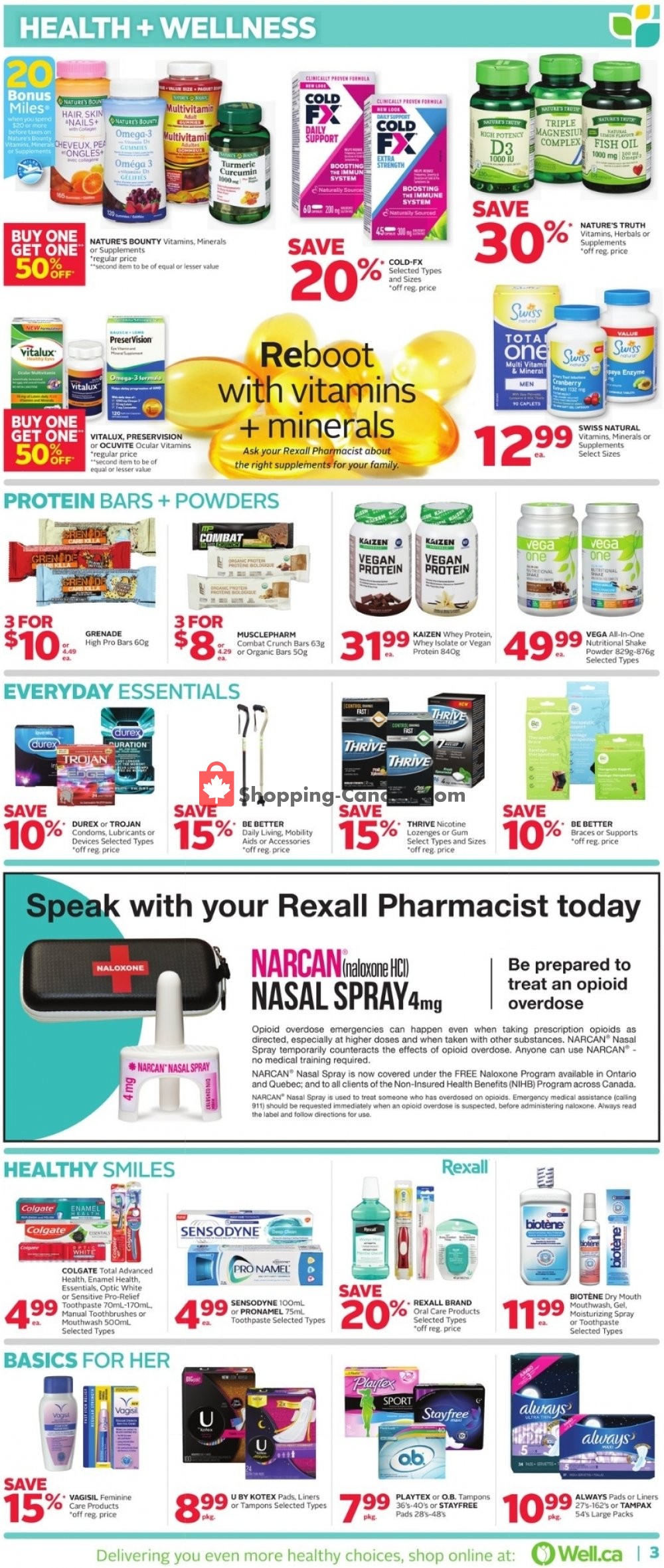 Rexall Drug Store flyer from Friday August 30, 2019 to Thursday September 5, 2019 - page 4