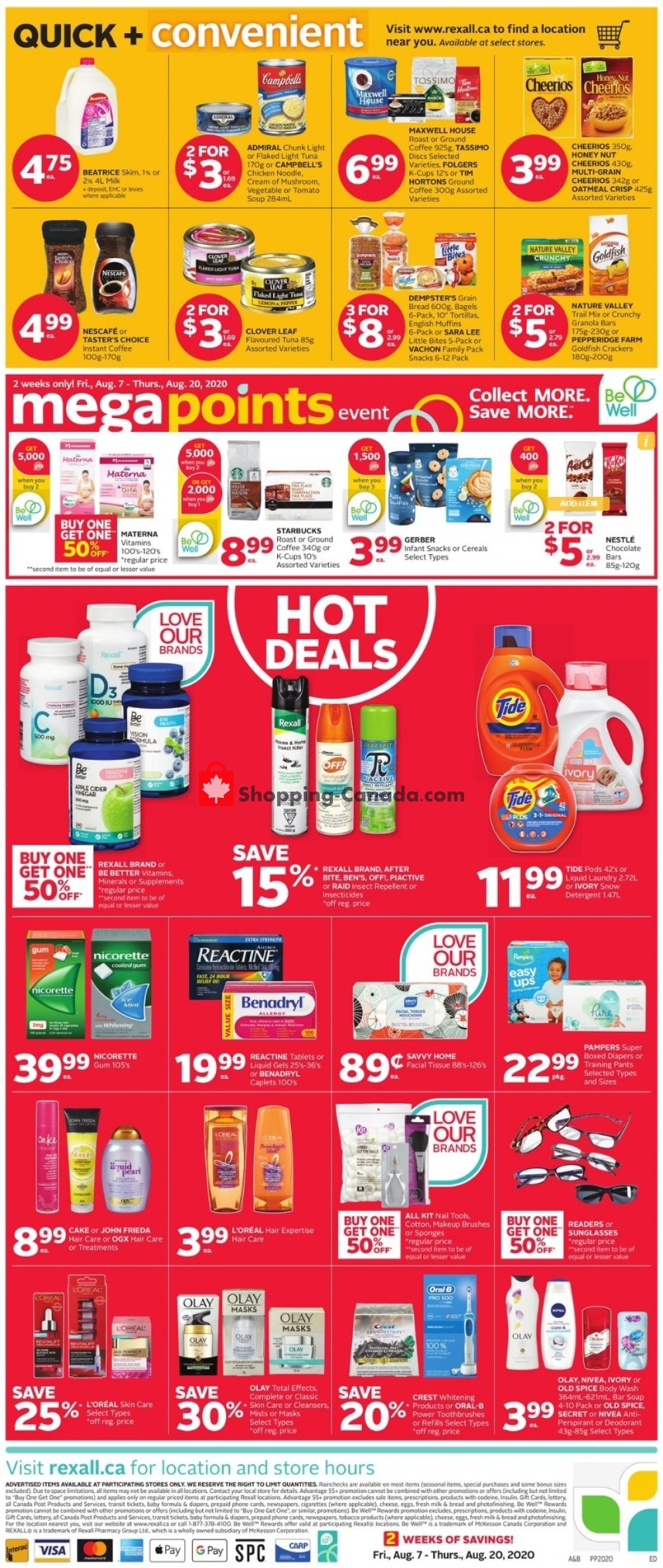 Rexall Drug Store flyer from Friday August 7, 2020 to Thursday August 13, 2020 - page 2