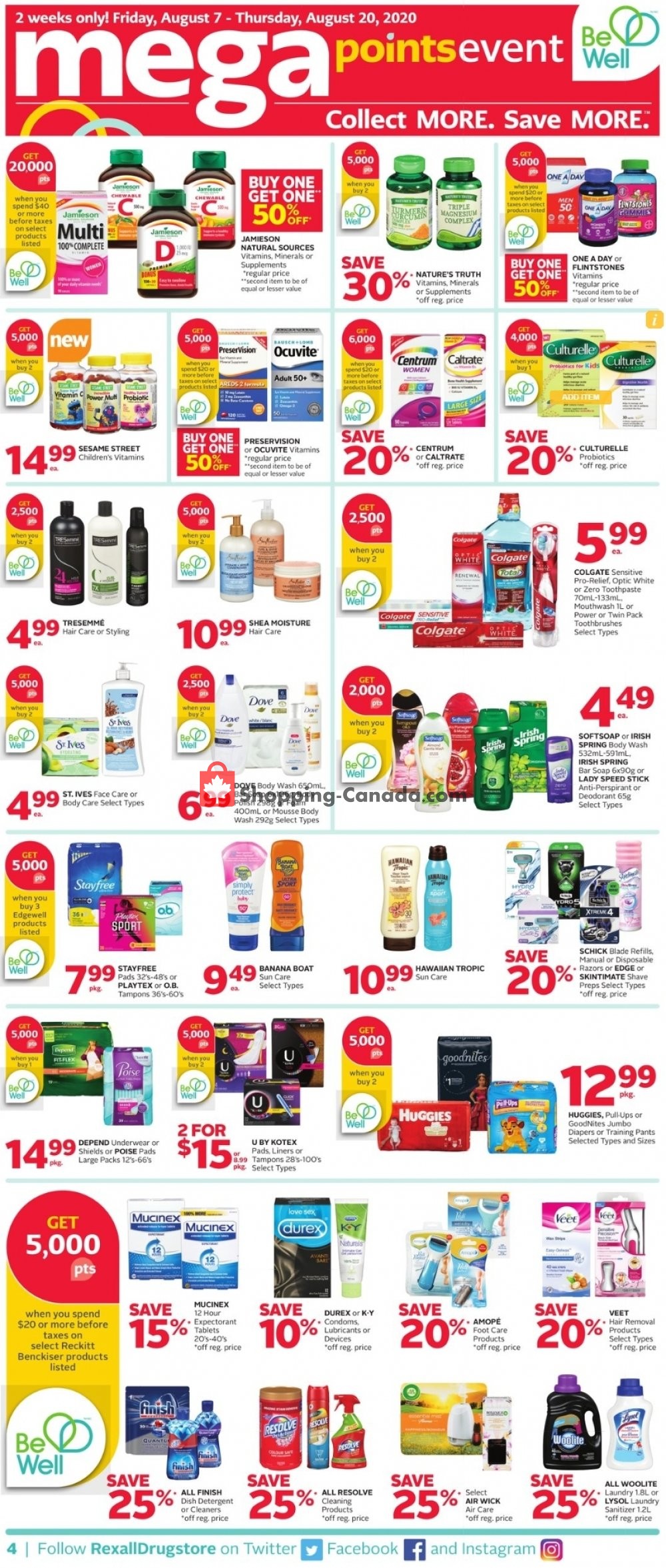 Rexall Drug Store flyer from Friday August 7, 2020 to Thursday August 13, 2020 - page 5