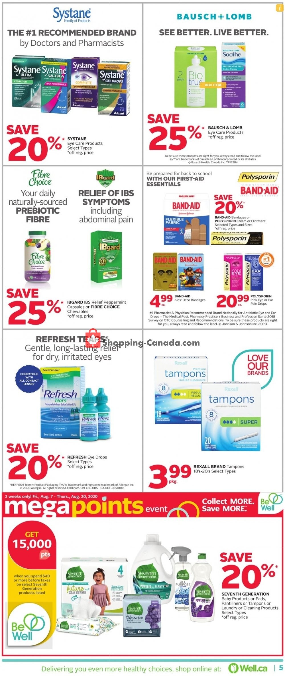 Rexall Drug Store flyer from Friday August 7, 2020 to Thursday August 13, 2020 - page 6