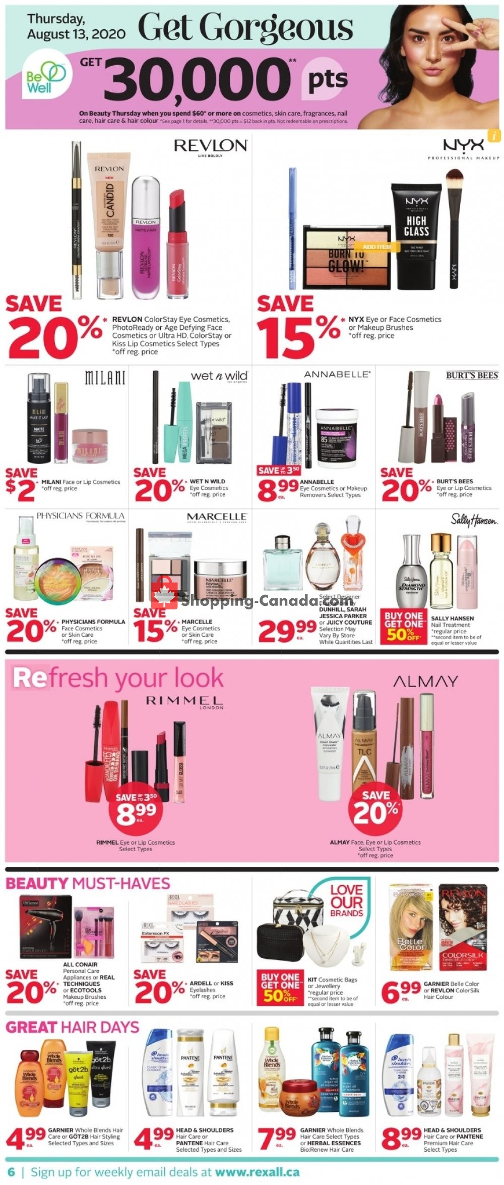 Rexall Drug Store flyer from Friday August 7, 2020 to Thursday August 13, 2020 - page 7