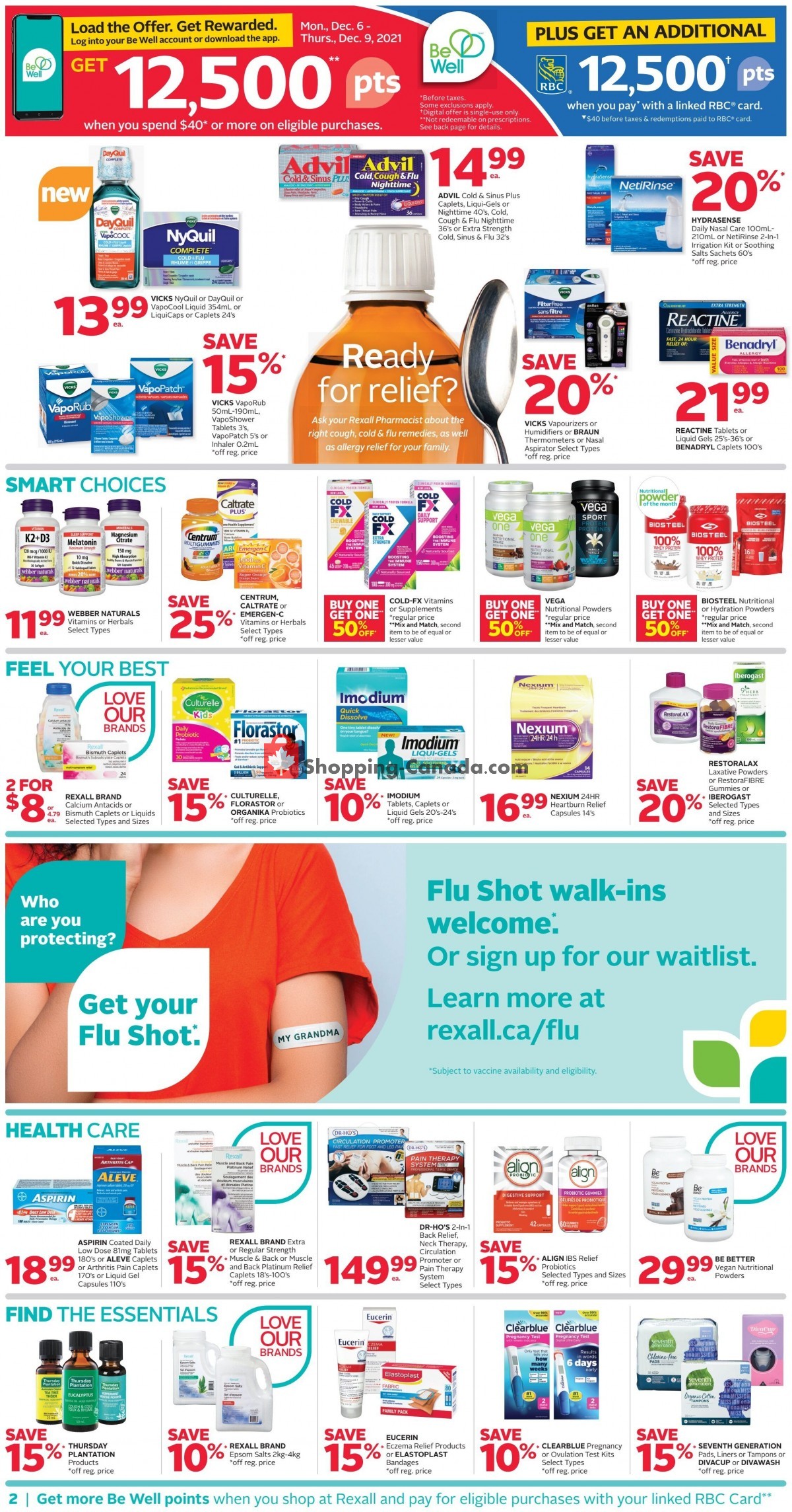 Rexall Drug Store flyer from Friday December 3, 2021 to Thursday December 9, 2021 - page 3