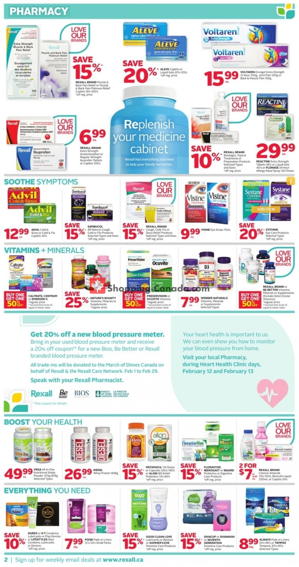 Rexall Drug Store flyer from Friday February 7, 2020 to Thursday February 13, 2020 - page 3