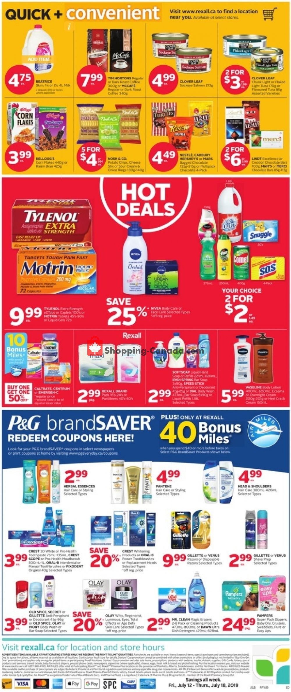 Rexall Drug Store flyer from Friday July 12, 2019 to Thursday July 18, 2019 - page 2