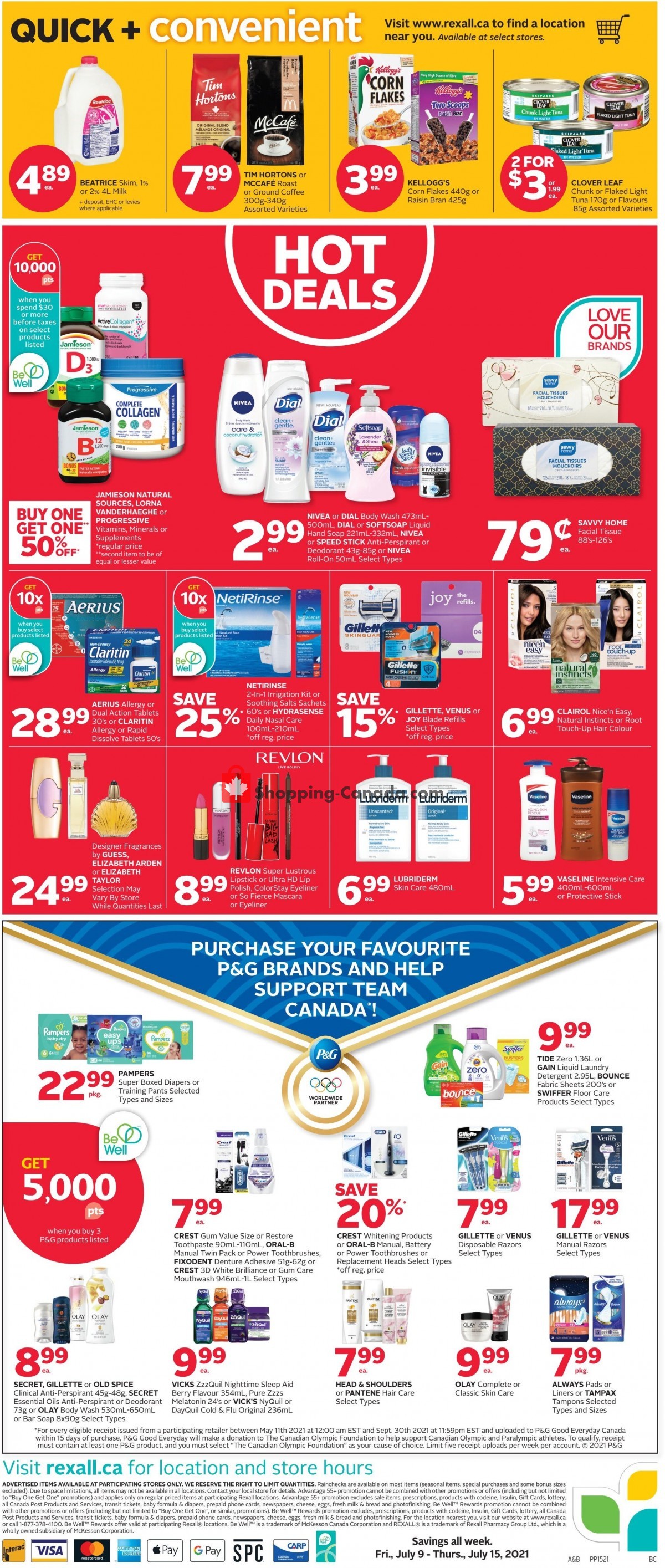 Rexall Drug Store flyer from Friday July 9, 2021 to Thursday July 15, 2021 - page 14
