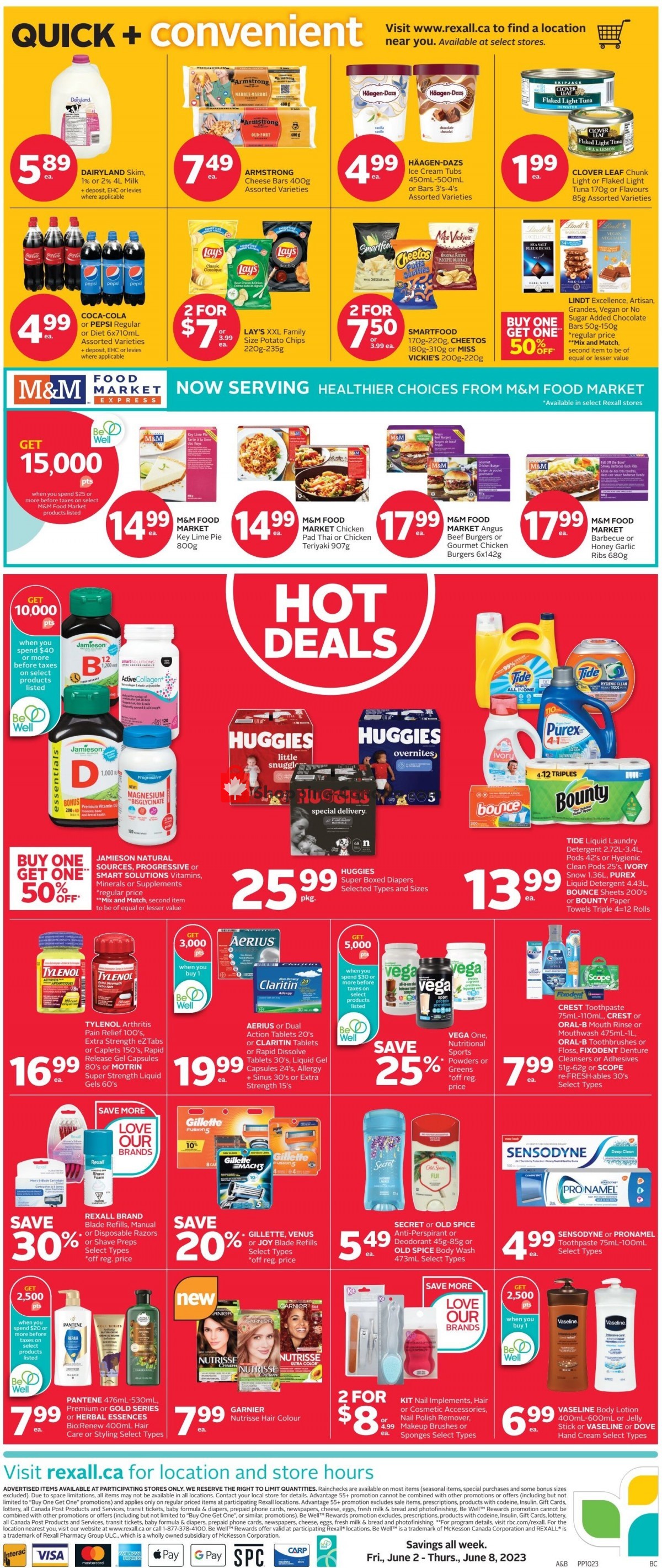 Rexall Drug Store flyer from Friday June 2, 2023 to Thursday June 8, 2023 - page 2