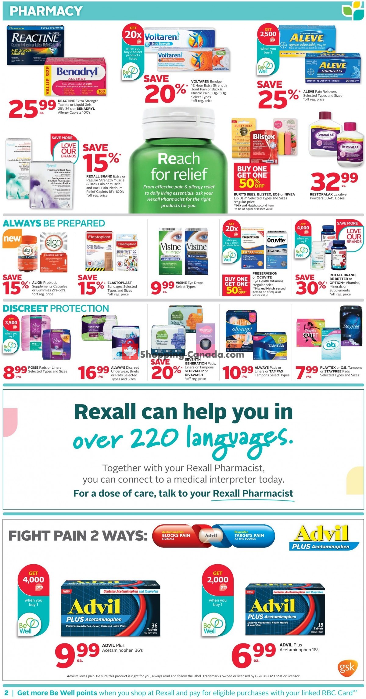 Rexall Drug Store flyer from Friday June 2, 2023 to Thursday June 8, 2023 - page 4