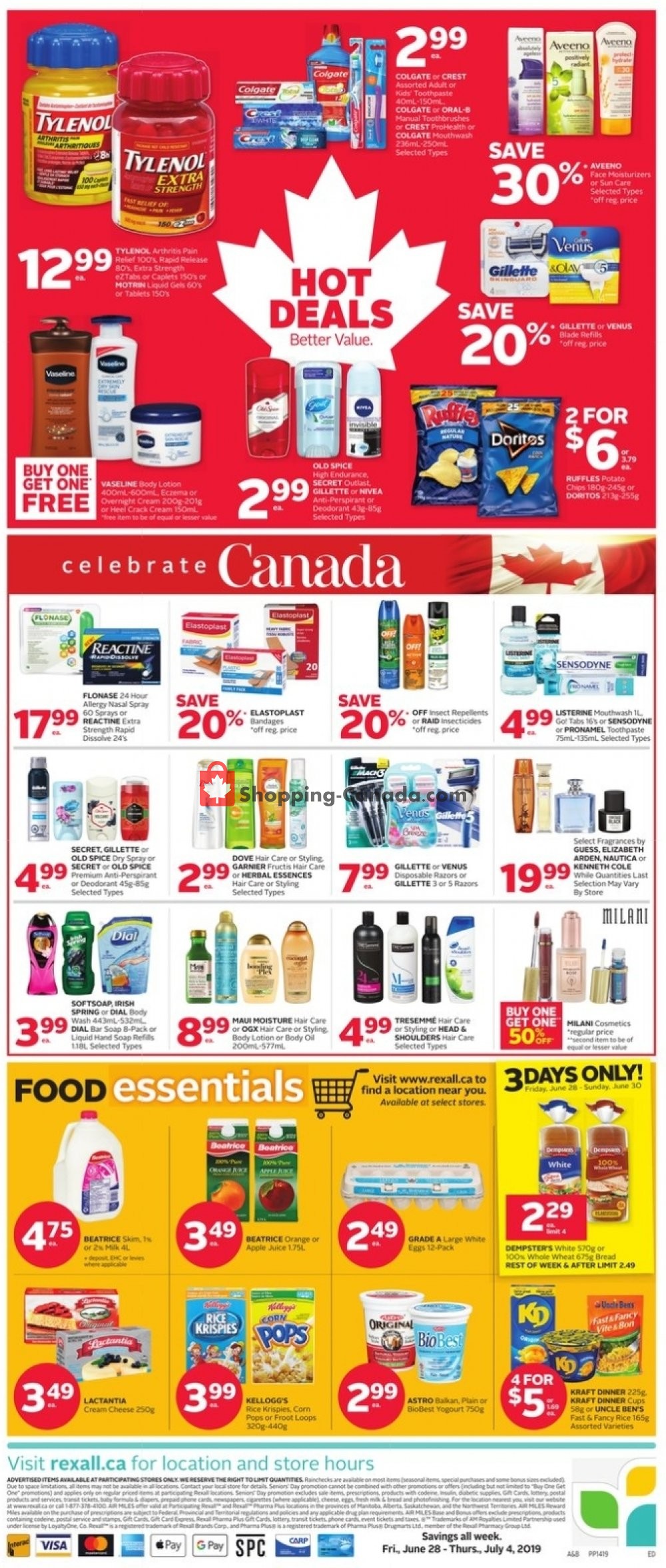 Rexall Drug Store flyer from Friday June 28, 2019 to Thursday July 4, 2019 - page 2